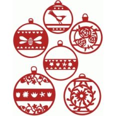 christmas tree ornaments and baubles
