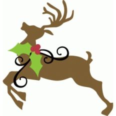 flying christmas reindeer