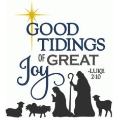 good tidings of great joy with shepherds - phrase