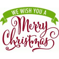 we wish you a merry christmas script phrase