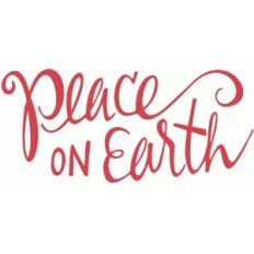 peace on earth handwritten