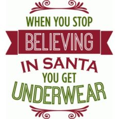 santa - get underwear phrase