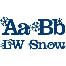 snow font