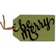 be merry gift tag