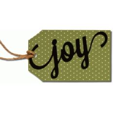 joy gift tag