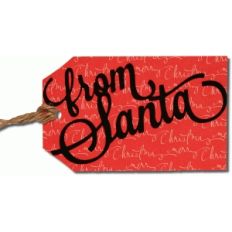 from santa gift tag