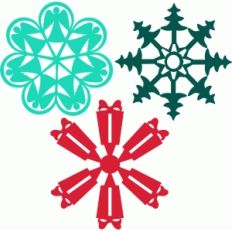 christmas icon snowflakes