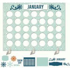 my life calendar page—january
