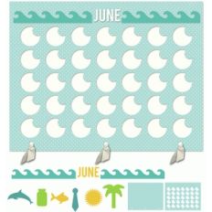 my life calendar page—june