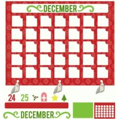 my life calendar page—december