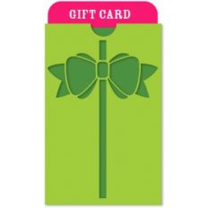 ribbon &amp; bow gift card holder