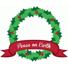 peace on earth wreath