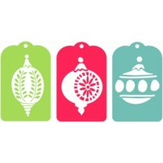 vintage ornaments gift tags