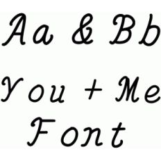 you+me font