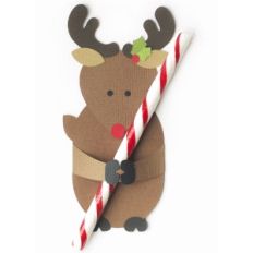 reindeer candy cane treat holder