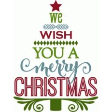 we wish you a merry christmas - tree