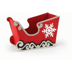 3d santa sleigh