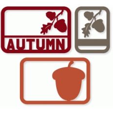 autumn acorn cards