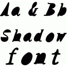 shadow font