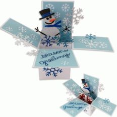 a2 box card gift card snowman