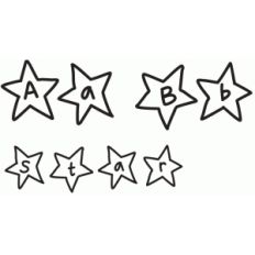 star outline font