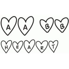 heart font