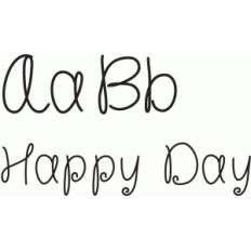 happy day font