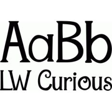 lw curious font
