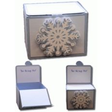 snowflake box with hidden card