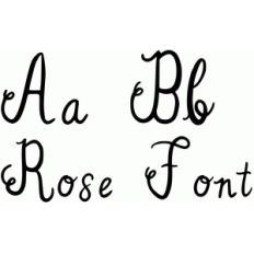 rose font