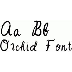 orchid font