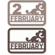 february flourish card