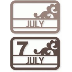 july flourish card