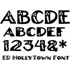 hollytown font