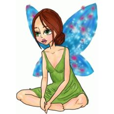 sitting fairy