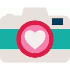 trendy heart camera