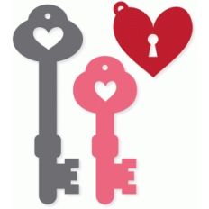 heart keys & tag