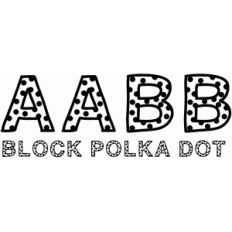 block polka dot
