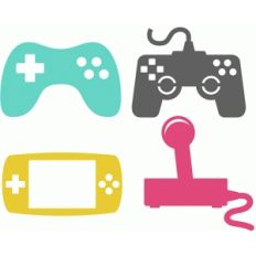 four game controllers