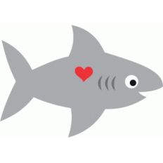 cute shark love