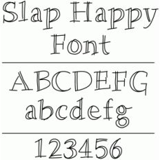 slap happy font