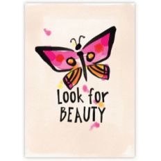 look for beauty watercolor butterfly