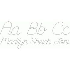 madilyn sketch font