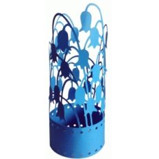 bluebells papercut cylinder lantern