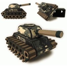 combat tank 3d box