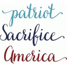 patriotic words set