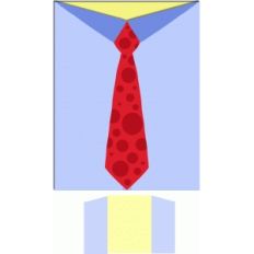 necktie trifold card