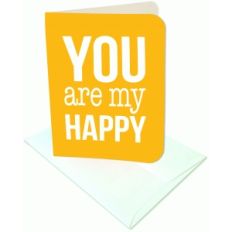 you are my happy a2 card