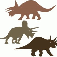 triceratops dinosaur set