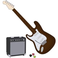guitar and amp